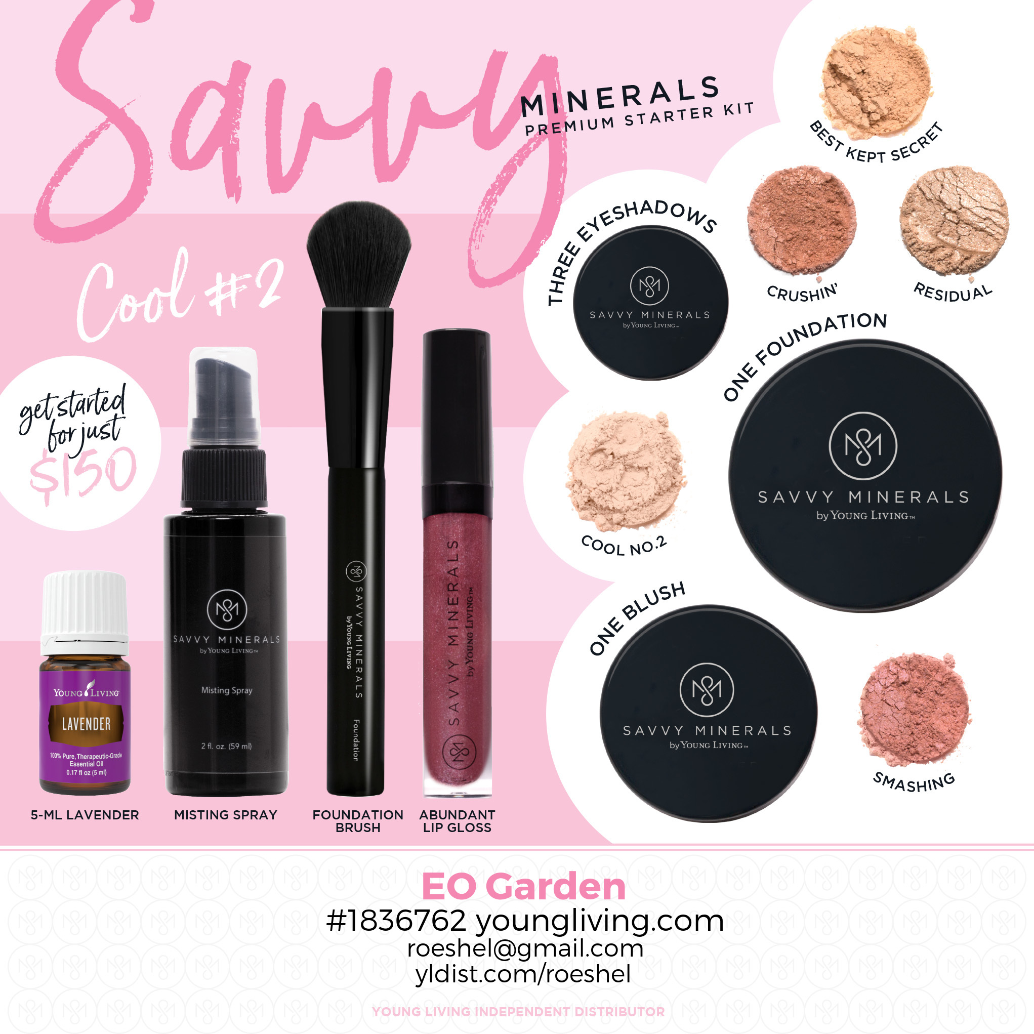 Cool 2 Savvy Minerals chemical free makeup
