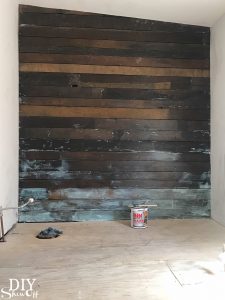 Project Diary Entry #5 - Sealing a Wood Plank / Shiplap Wall - DIY Show ...