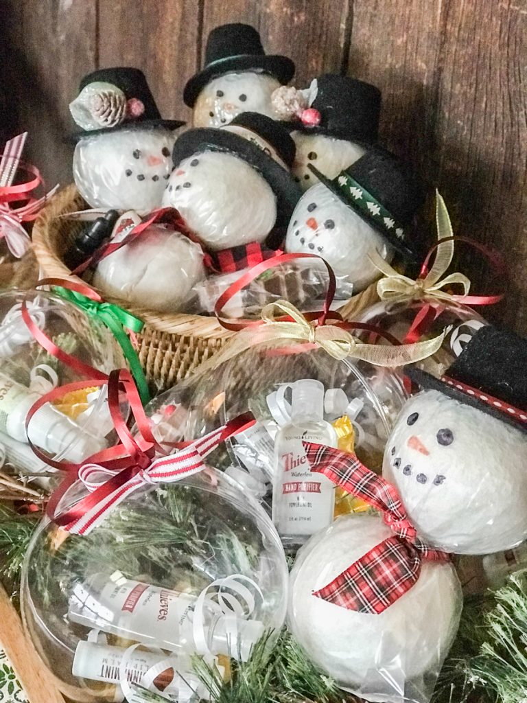 essential oil holiday craft time