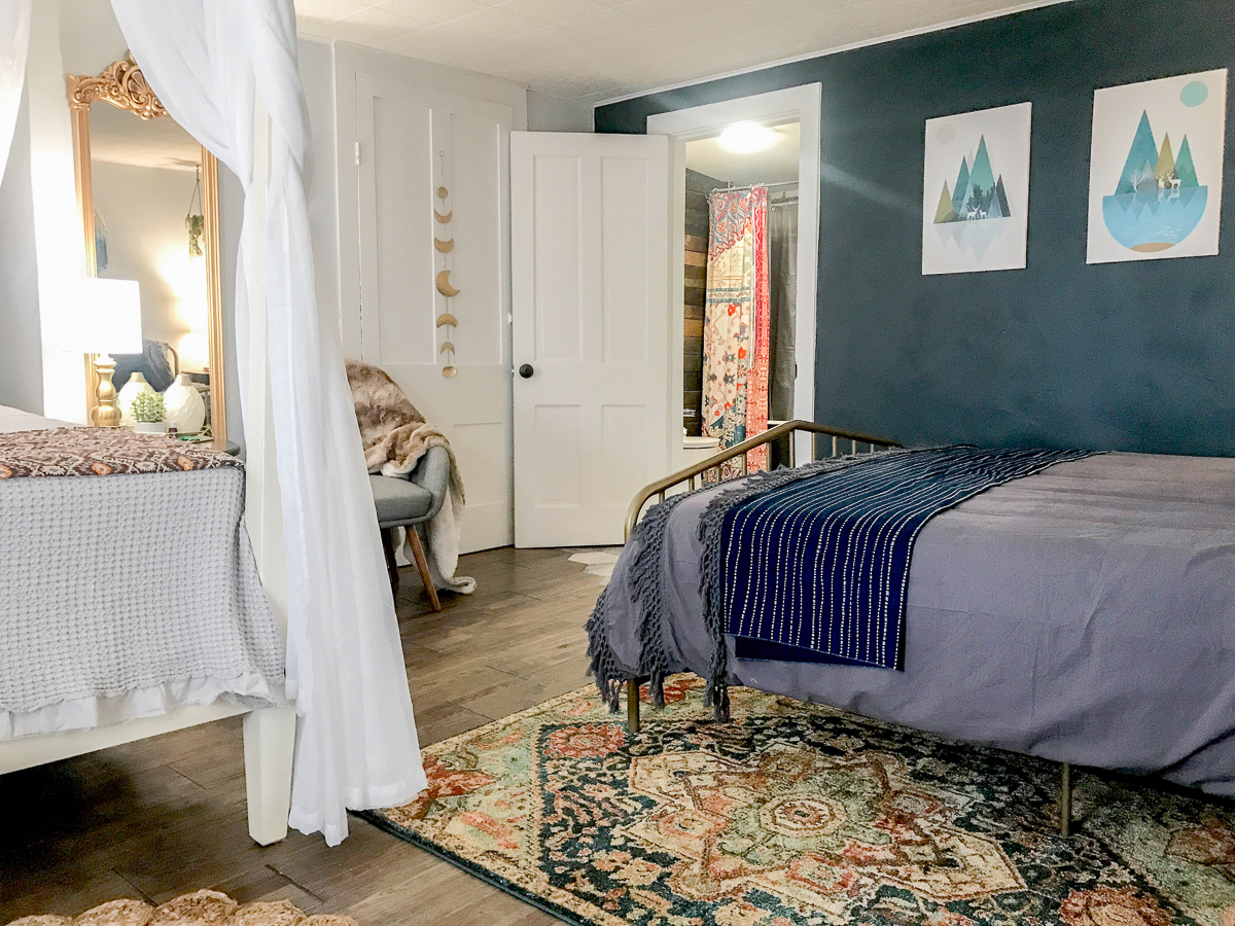 boho airbnb bedroom makeover suite thyme diyshowoff
