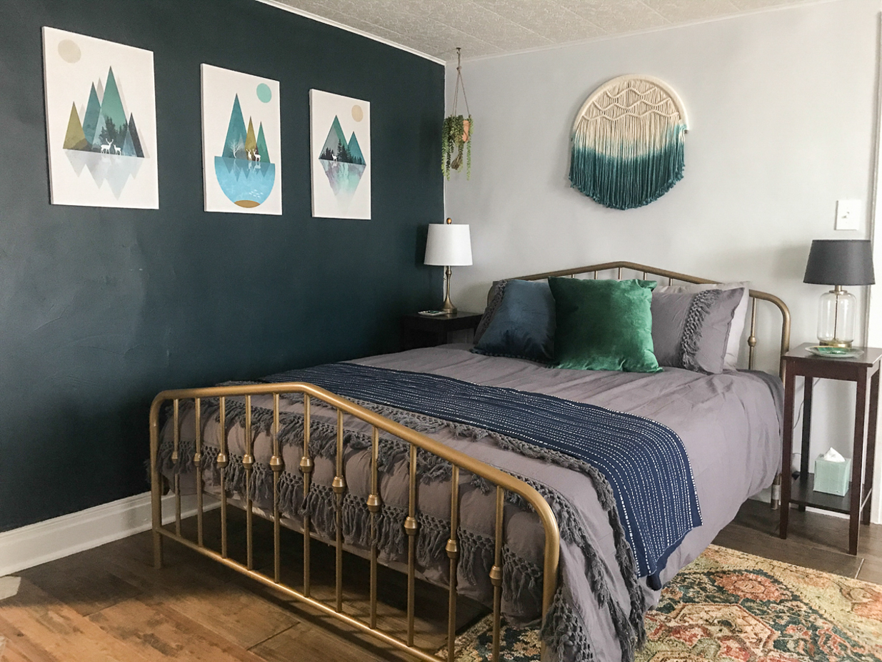 boho airbnb bedroom makeover suite thyme diyshowoff