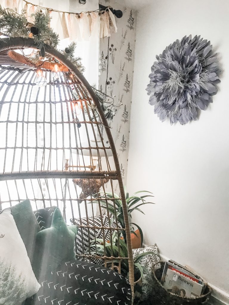 boho feather wall art