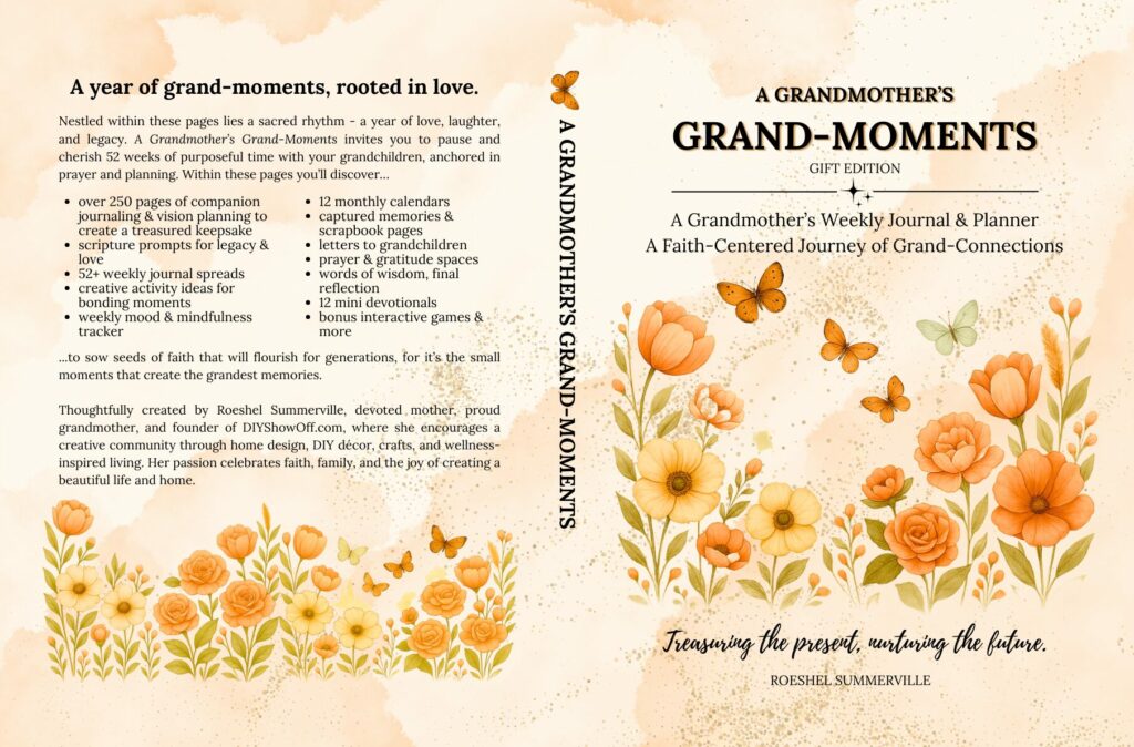 Grand-Moments grandmother planner devotional journal - Christian planner designed to help grandmothers create meaningful moments with grandchildren