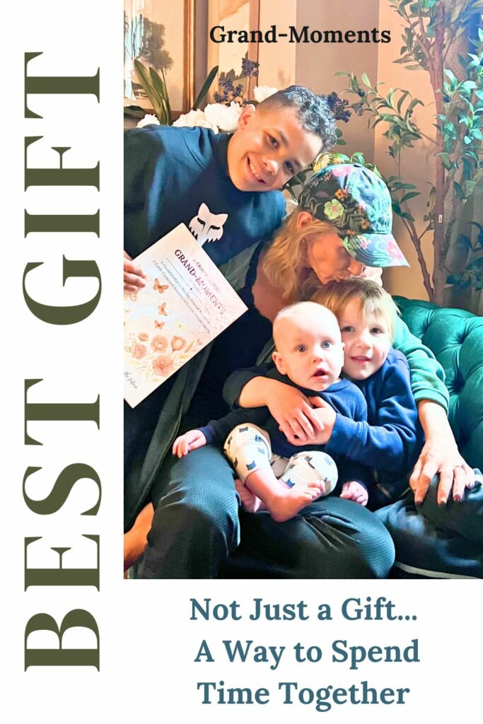 grandmother with grandsons