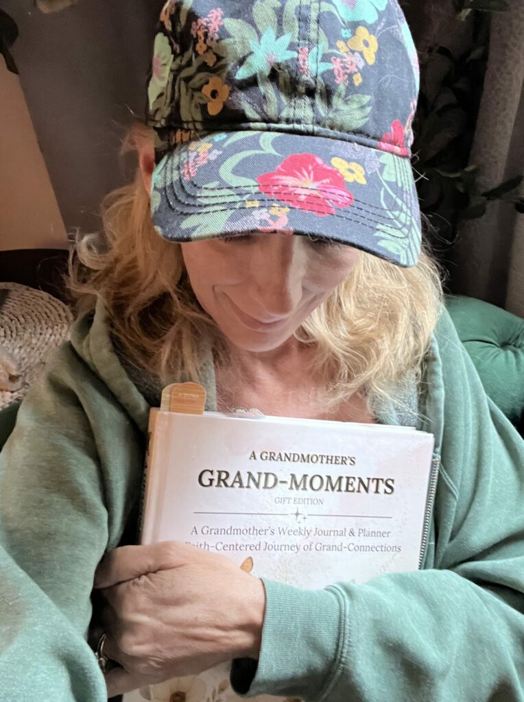 grandmother with journal