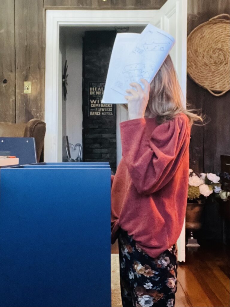 woman overwhelmed with DIY