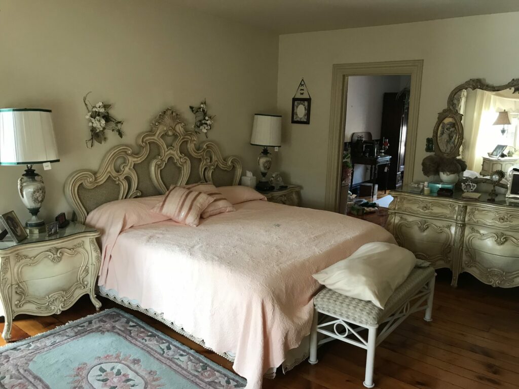 traditional B&B bedroom before